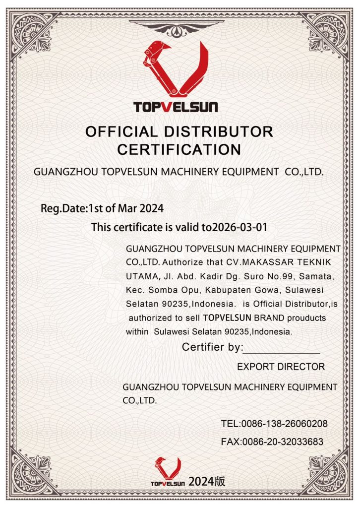 topvelsun sertifikat